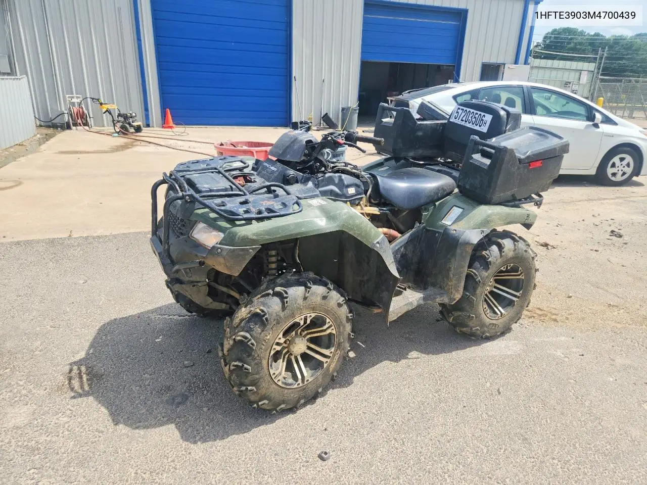 2021 Honda Rancher Atv VIN: 1HFTE3903M4700439 Lot: 57203506