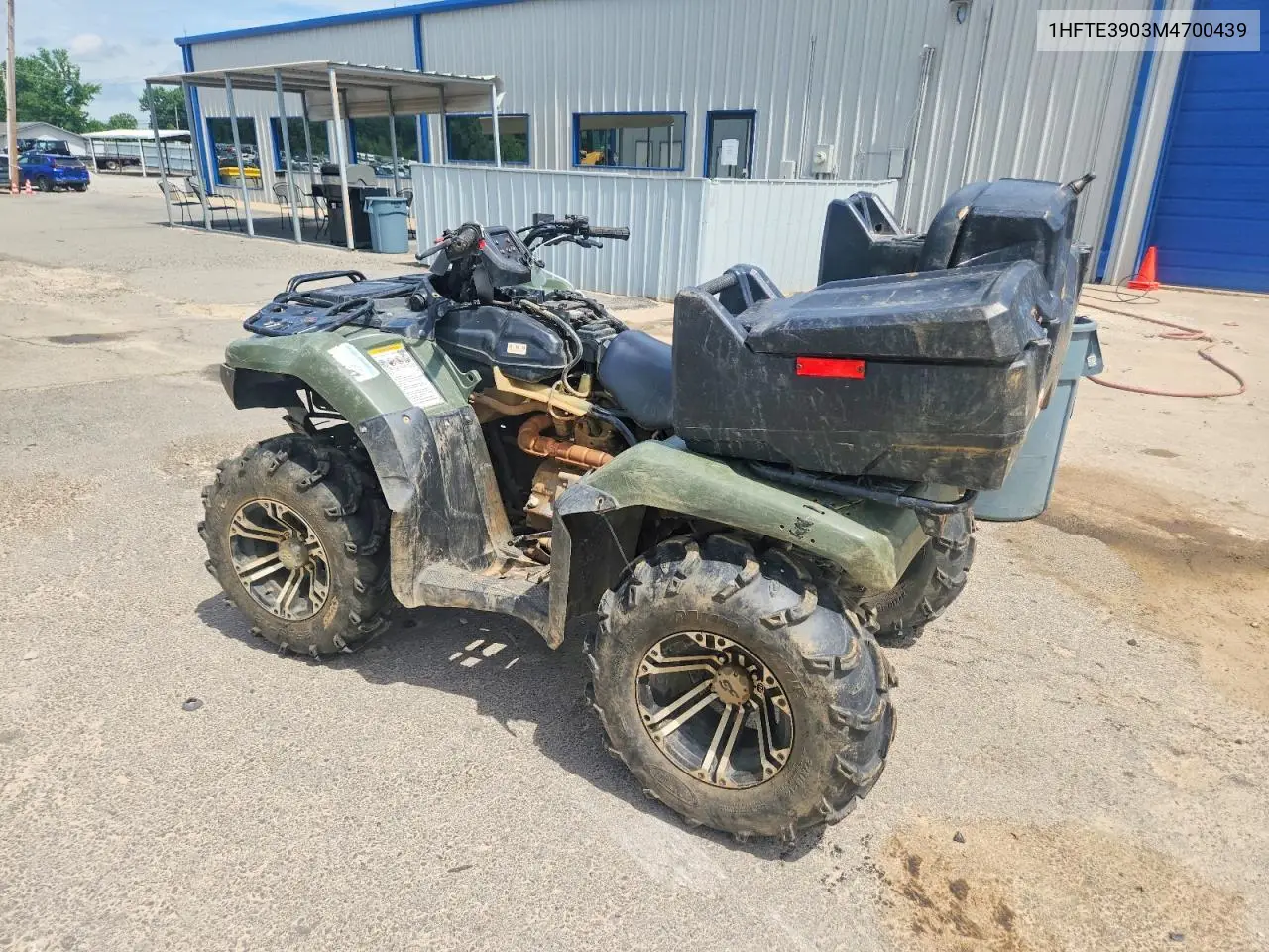 2021 Honda Rancher Atv VIN: 1HFTE3903M4700439 Lot: 57203506