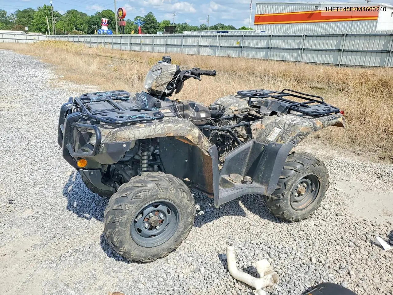 2021 Honda Foreman Rubicon Atv VIN: 1HFTE45E7M4600240 Lot: 58633976