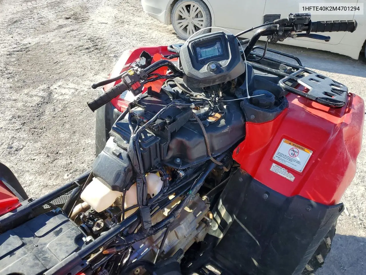 2021 Honda Rancher Atv VIN: 1HFTE40K2M4701294 Lot: 76576375