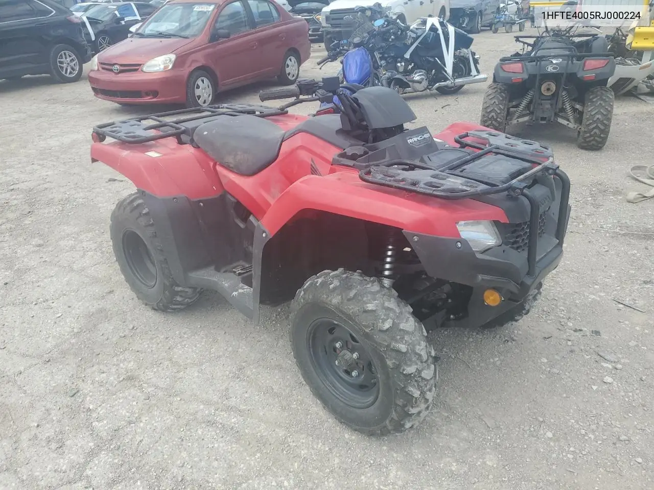 2024 Honda Rancher VIN: 1HFTE4005RJ000224 Lot: 68454515