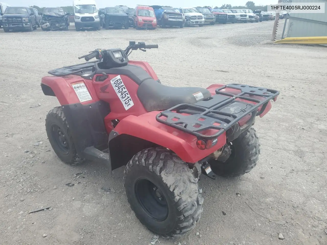 2024 Honda Rancher VIN: 1HFTE4005RJ000224 Lot: 68454515