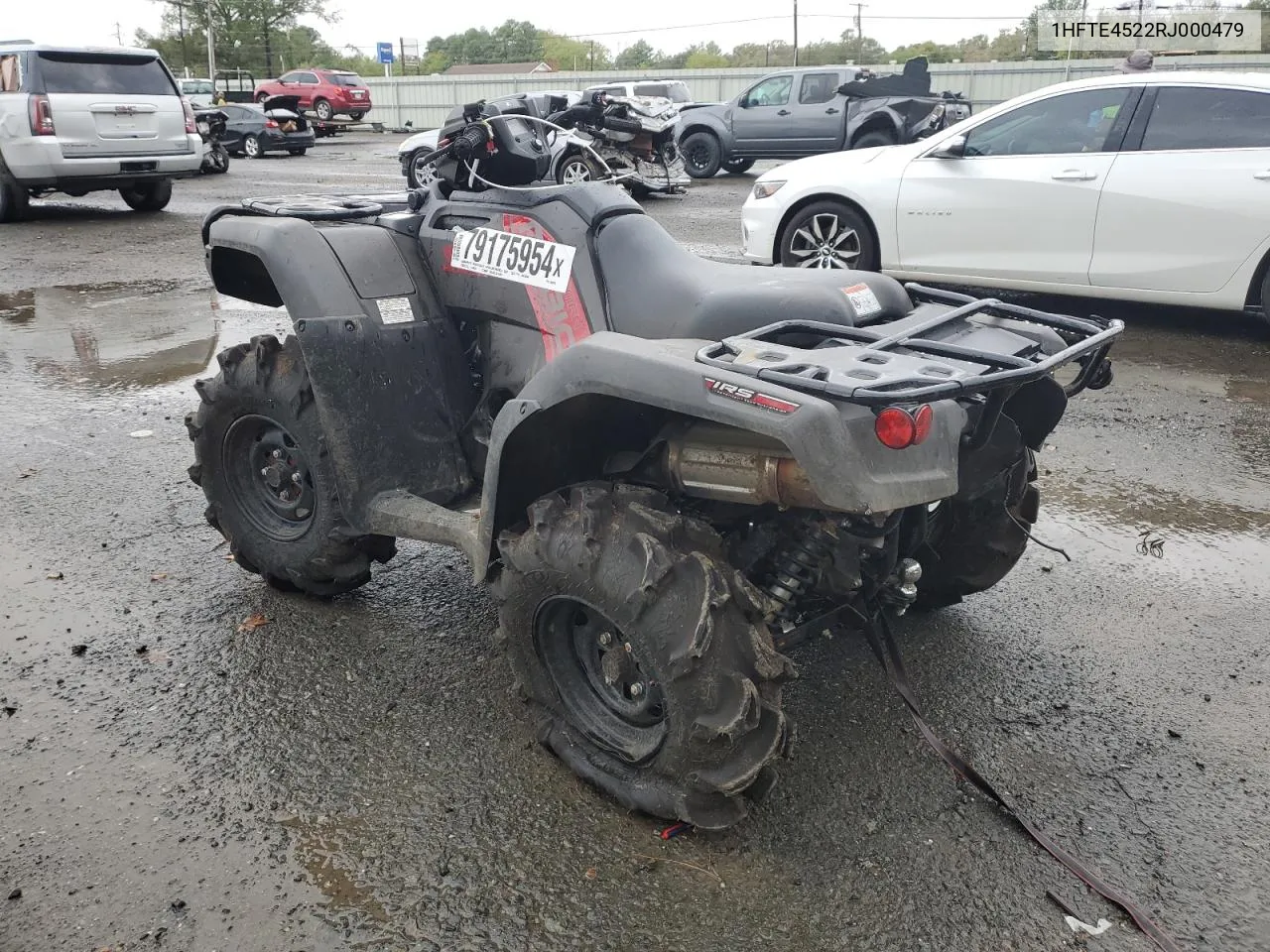 2024 Honda Trx520 Fm VIN: 1HFTE4522RJ000479 Lot: 79175954