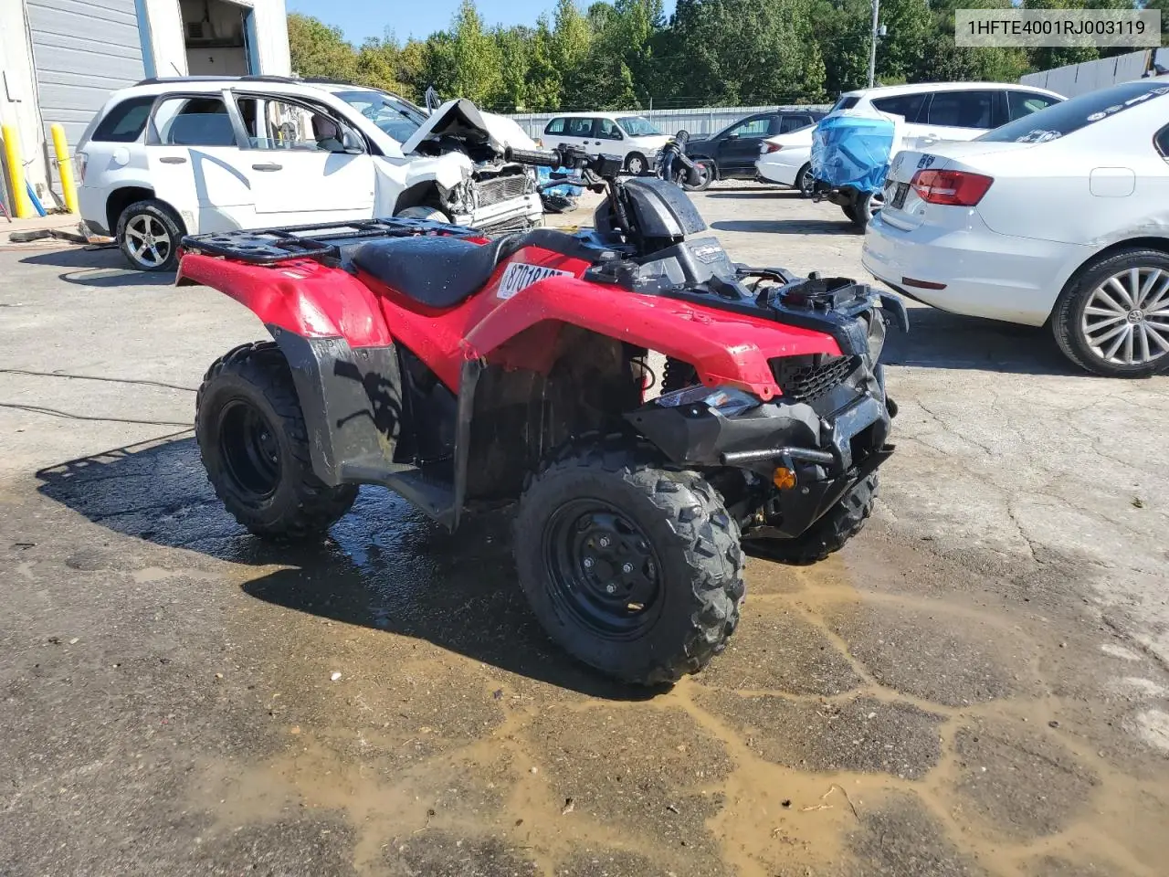 2024 Honda A Trx420Fm1R VIN: 1HFTE4001RJ003119 Lot: 87018465