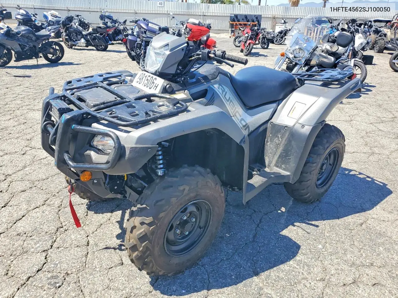 2025 Honda Foreman Atv VIN: 1HFTE4562SJ100050 Lot: 50981506