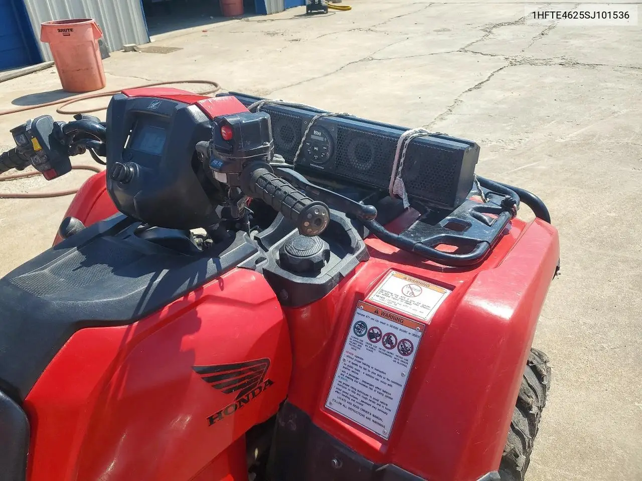 2025 Honda Foreman Atv VIN: 1HFTE4625SJ101536 Lot: 54100496