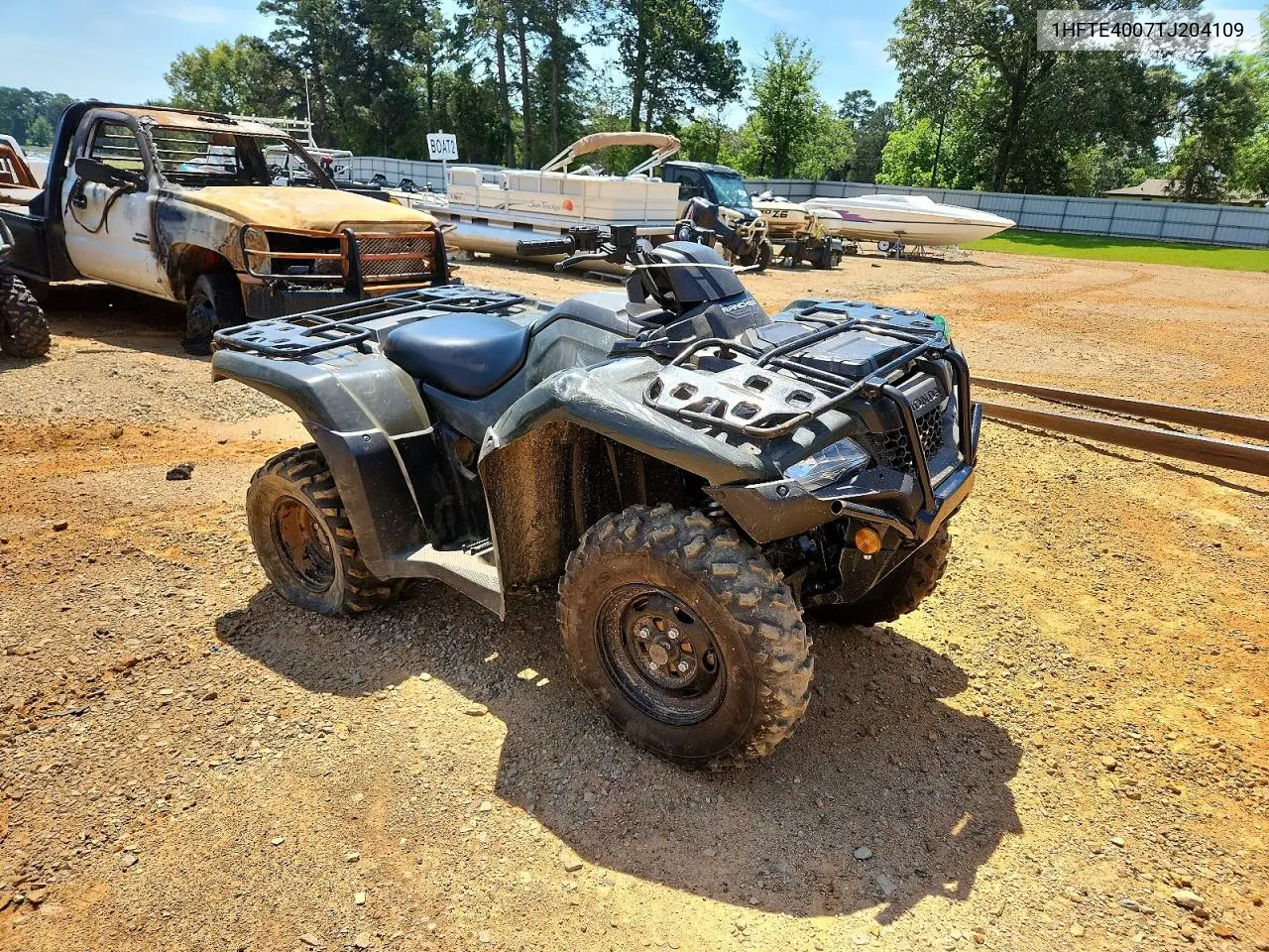 2026 Honda Fourtrax Rancher Atv VIN: 1HFTE4007TJ204109 Lot: 52223256