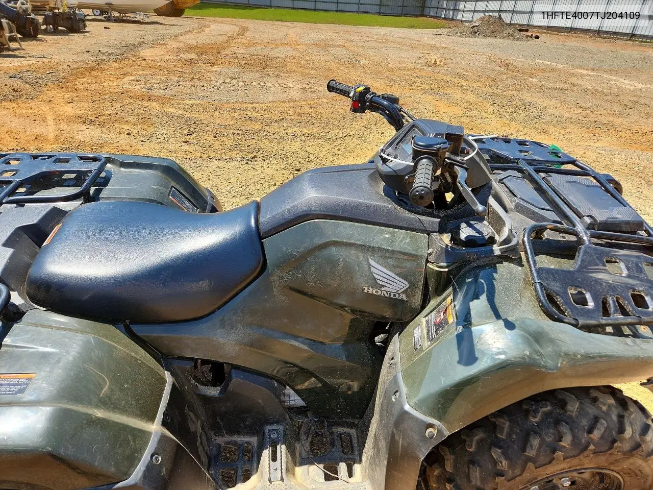 2026 Honda Fourtrax Rancher Atv VIN: 1HFTE4007TJ204109 Lot: 52223256