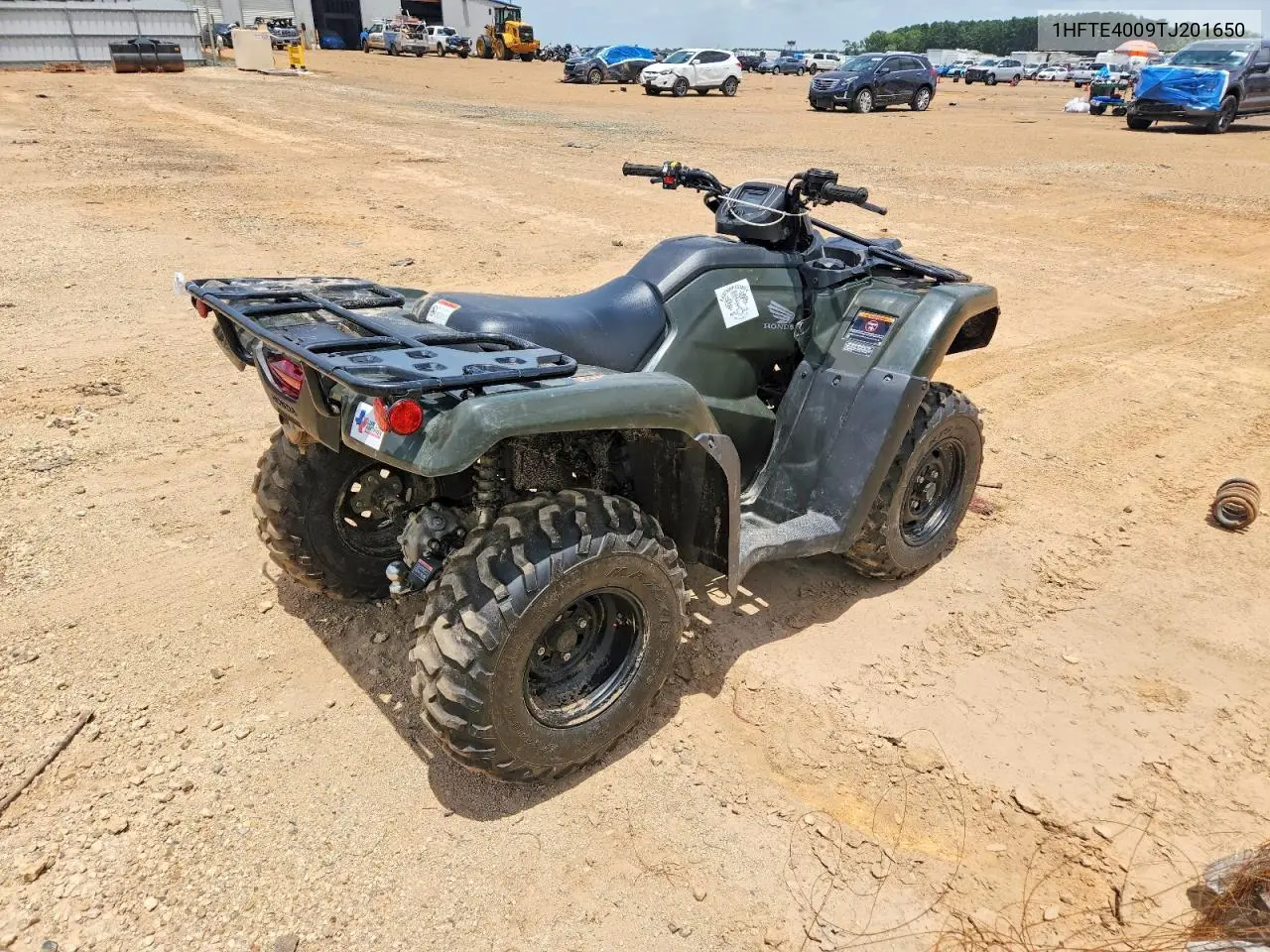 2026 Honda Fourtrax Rancher Atv VIN: 1HFTE4009TJ201650 Lot: 58797216