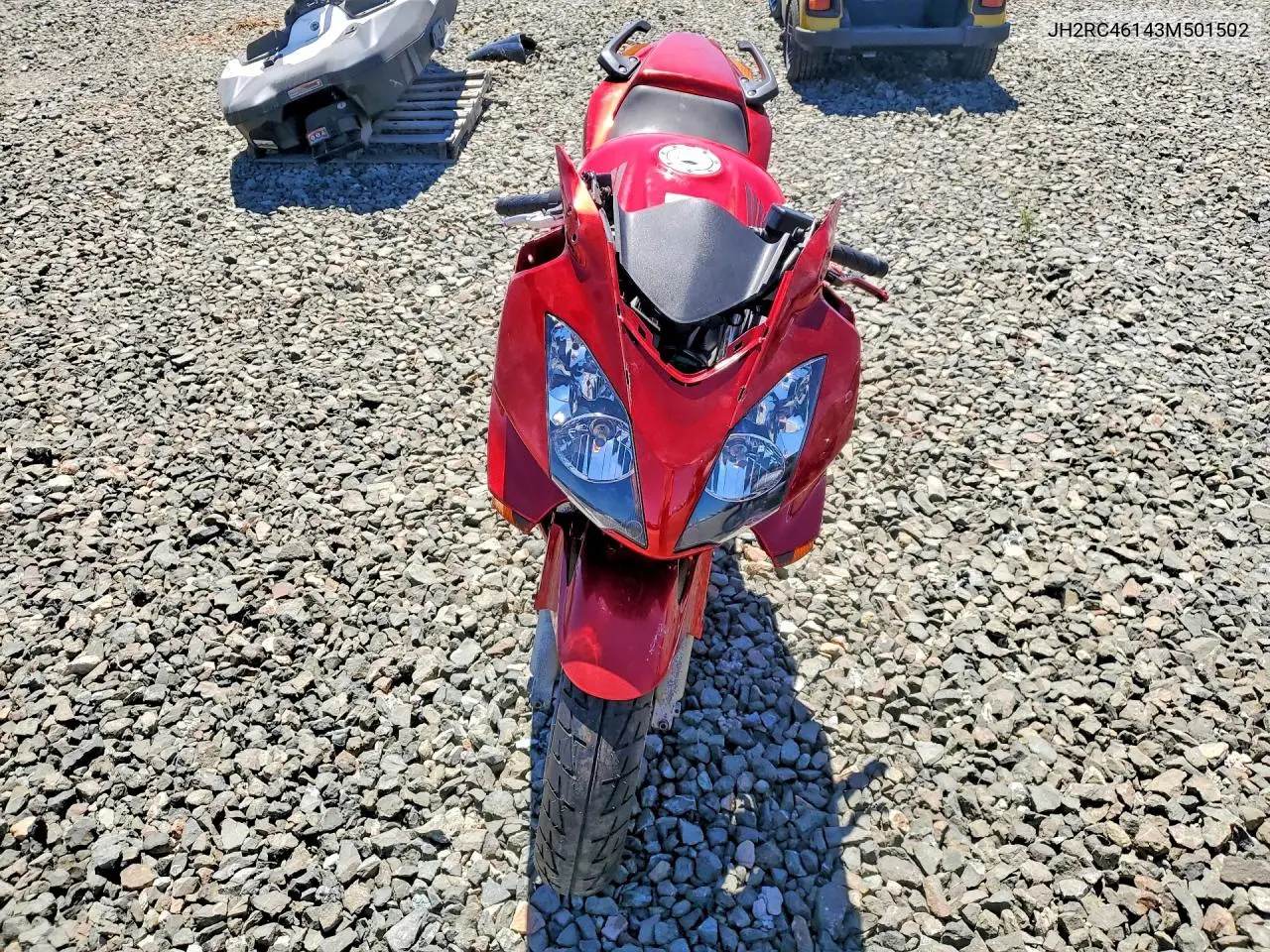 2003 Honda Vfr800 VIN: JH2RC46143M501502 Lot: 60136226