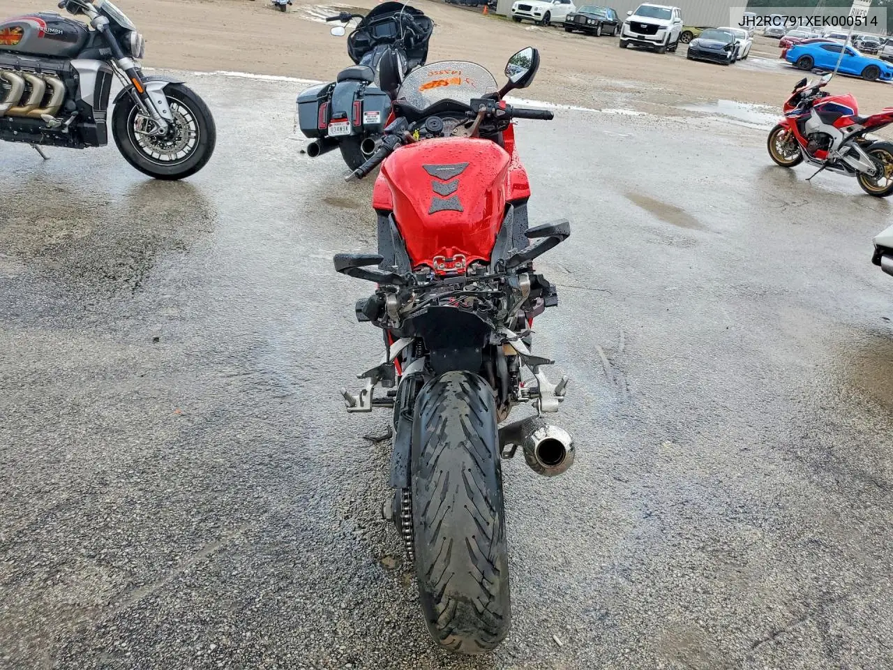 2014 Honda Vfr800 F VIN: JH2RC791XEK000514 Lot: 57147826