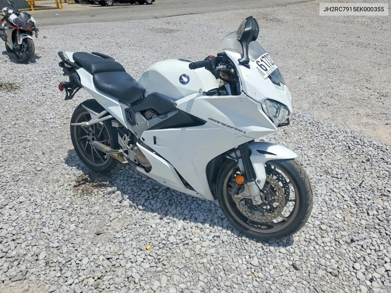 2014 Honda Vfr800 F VIN: JH2RC7915EK000355 Lot: 61732756