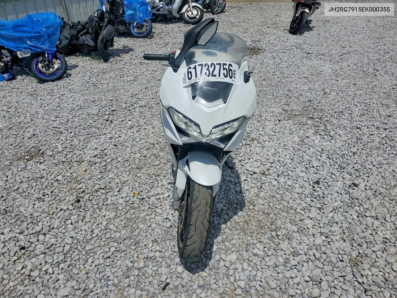2014 Honda Vfr800 F VIN: JH2RC7915EK000355 Lot: 61732756