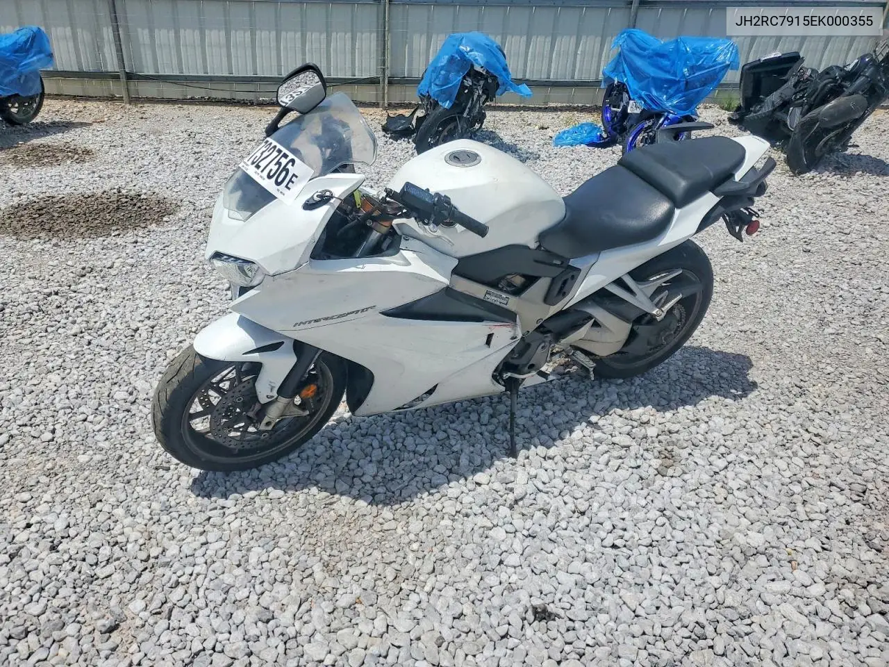 2014 Honda Vfr800 F VIN: JH2RC7915EK000355 Lot: 61732756