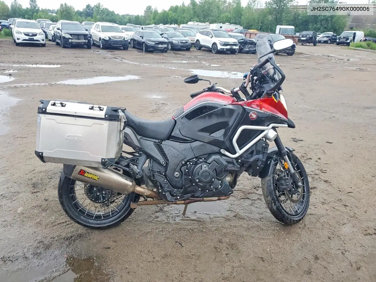 2016 Honda Vfr1200 D VIN: JH2SC7649GK000006 Lot: 59065136