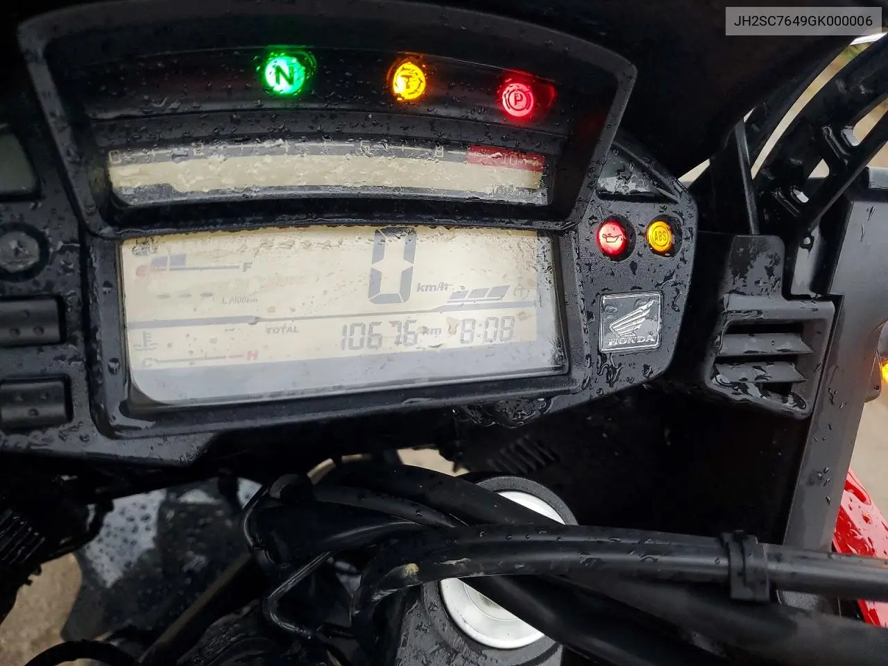2016 Honda Vfr1200 D VIN: JH2SC7649GK000006 Lot: 59065136
