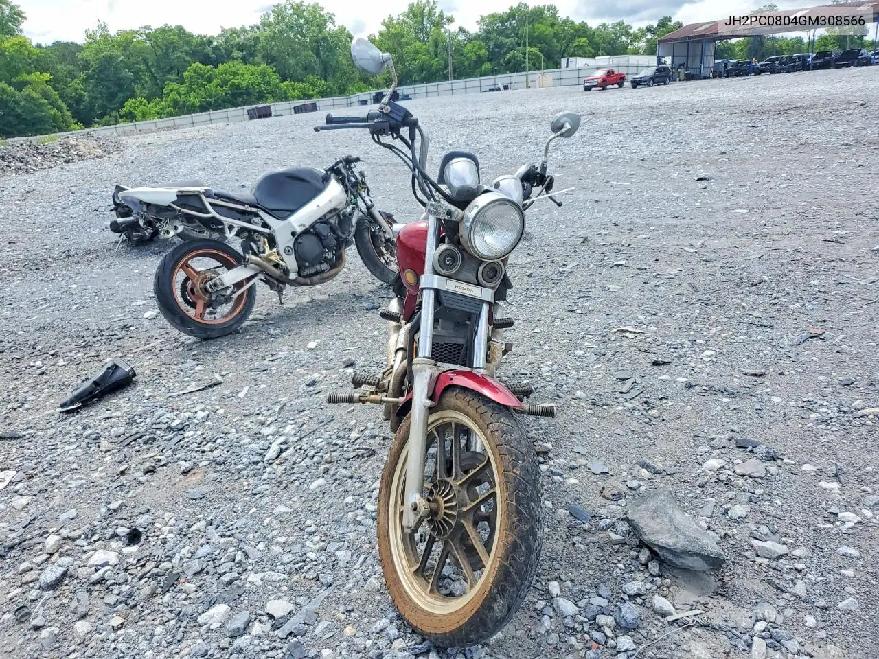 1986 Honda Vt500 C VIN: JH2PC0804GM308566 Lot: 54951526