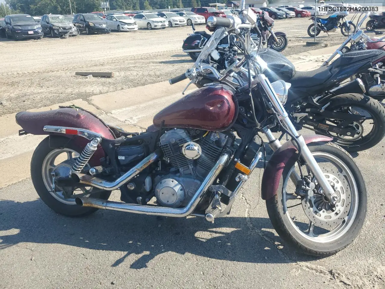 1987 Honda Vt1100 C VIN: 1HFSC1802HA200383 Lot: 61287776