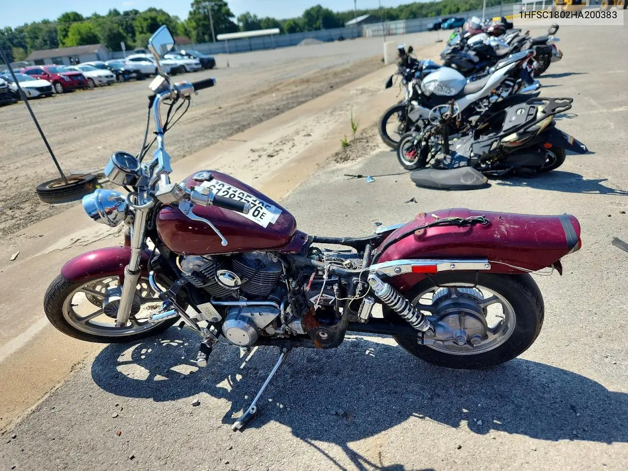 1987 Honda Vt1100 C VIN: 1HFSC1802HA200383 Lot: 61287776
