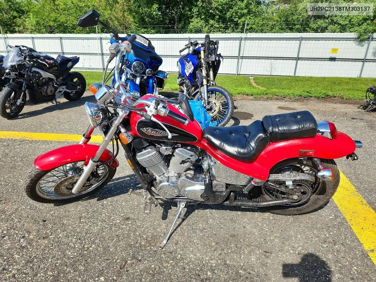 1996 Honda Vt600 Cd VIN: JH2PC2138TM303137 Lot: 57154726