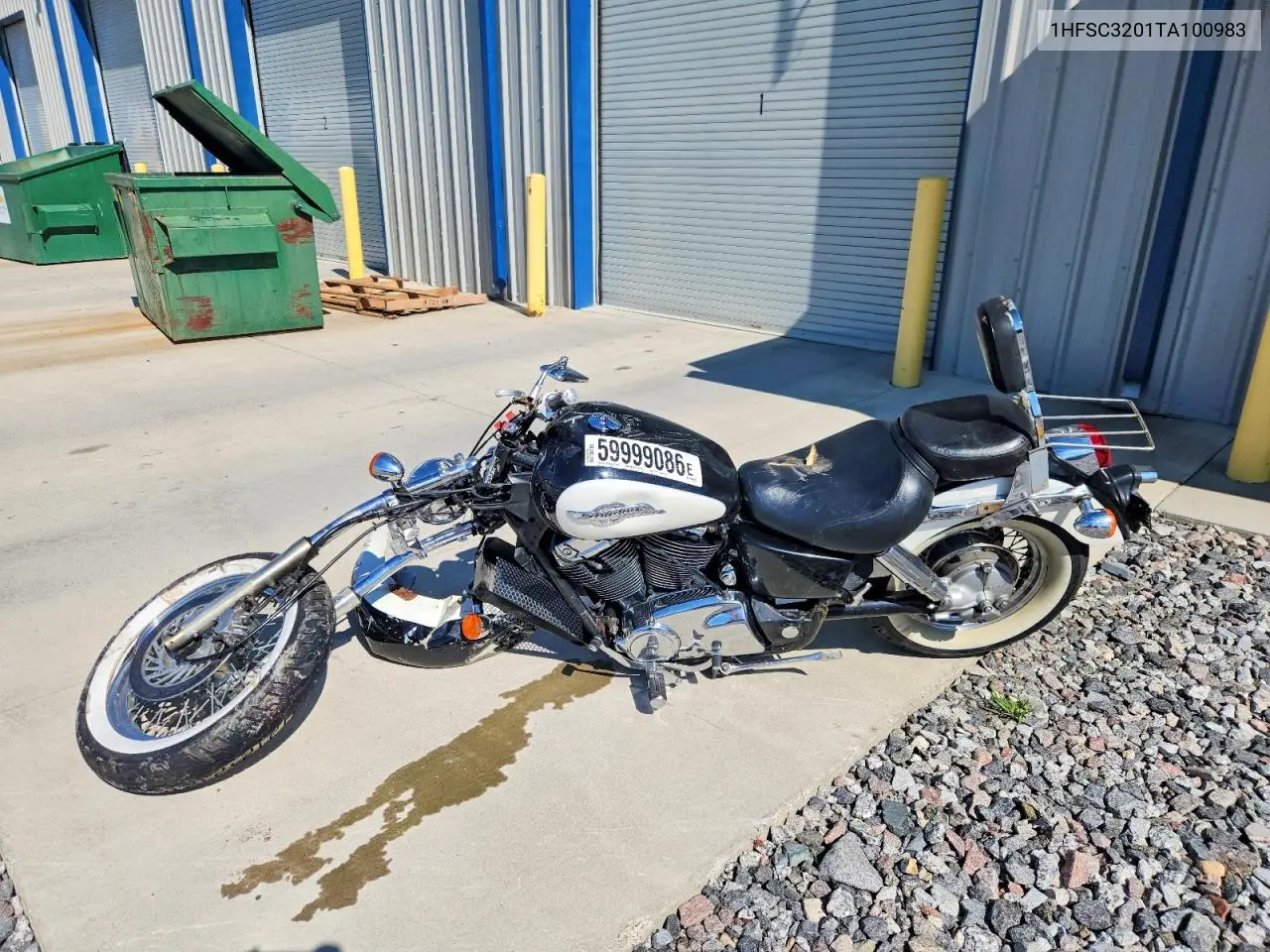 1996 Honda Vt1100 C2 VIN: 1HFSC3201TA100983 Lot: 59999086