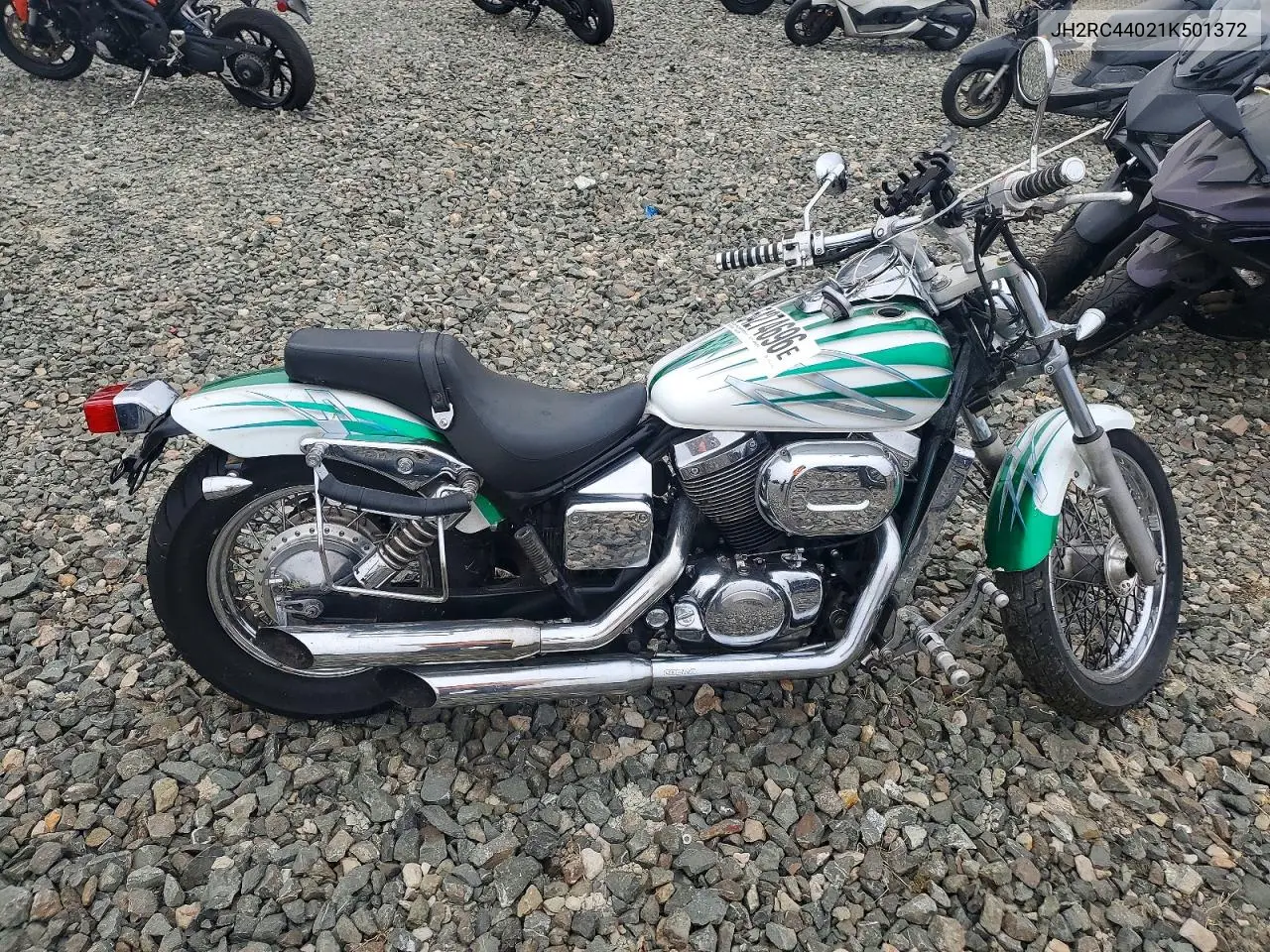 2001 Honda Vt500 VIN: JH2RC44021K501372 Lot: 54274696