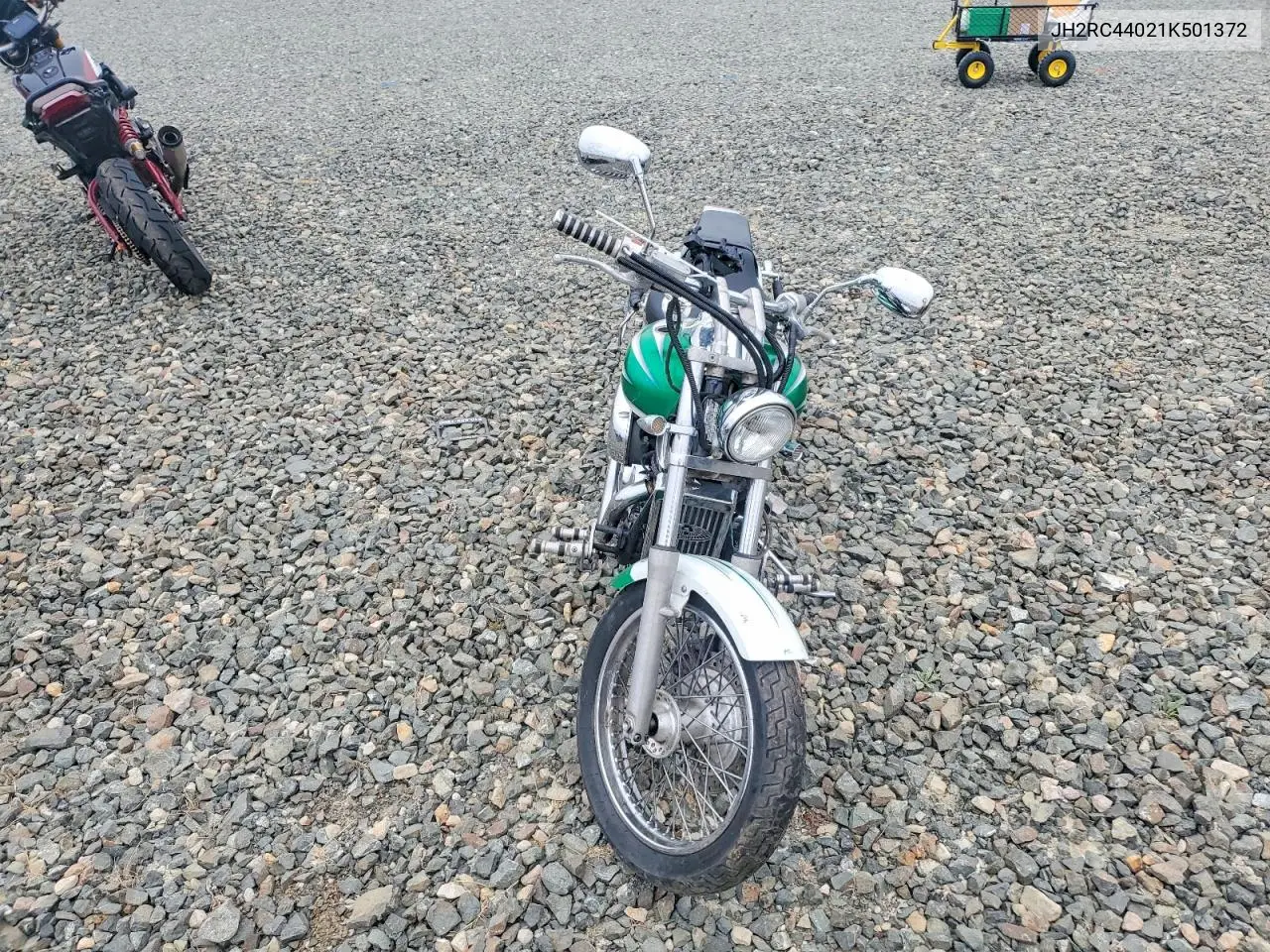 2001 Honda Vt500 VIN: JH2RC44021K501372 Lot: 54274696