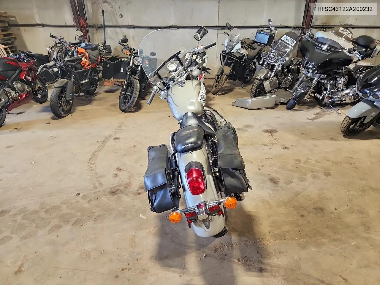 2002 Honda Vt1100 C2 VIN: 1HFSC43122A200232 Lot: 57178986