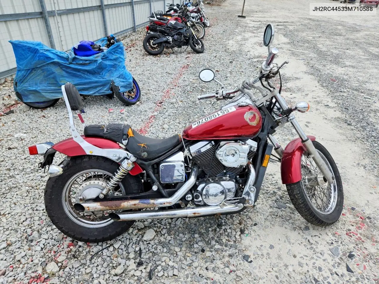 2003 Honda Vt750 Dcb VIN: JH2RC44533M710588 Lot: 55198076