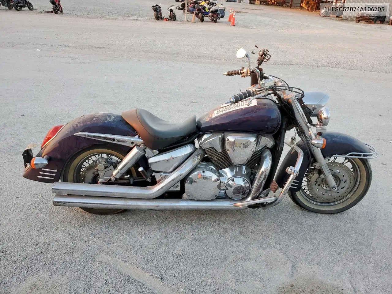2004 Honda Vt1300 VIN: 1HFSC52074A106705 Lot: 50485256