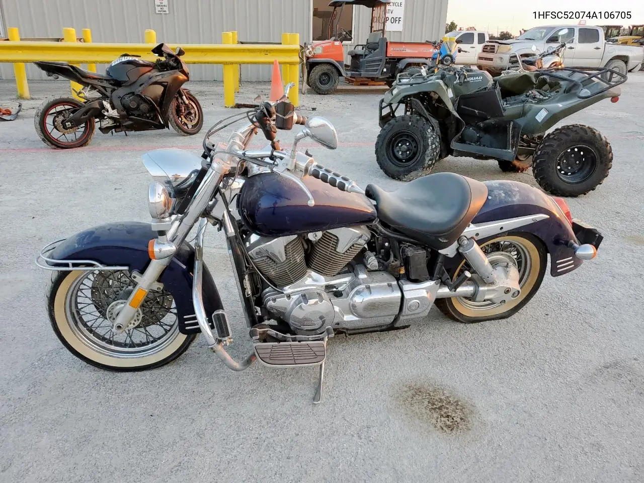2004 Honda Vt1300 VIN: 1HFSC52074A106705 Lot: 50485256