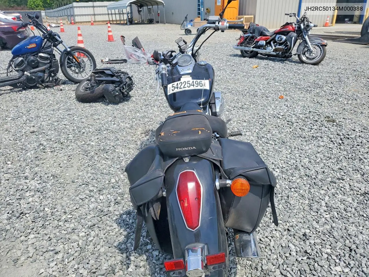 2004 Honda Vt750 C VIN: JH2RC50134M000388 Lot: 54225496