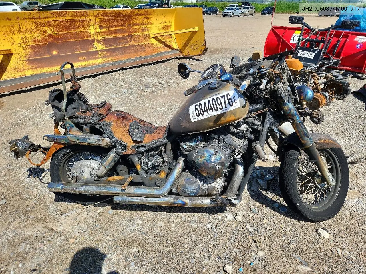 2004 Honda Vt750 Ca VIN: JH2RC50374M001917 Lot: 58440976