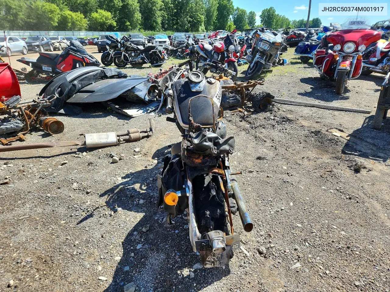 2004 Honda Vt750 Ca VIN: JH2RC50374M001917 Lot: 58440976