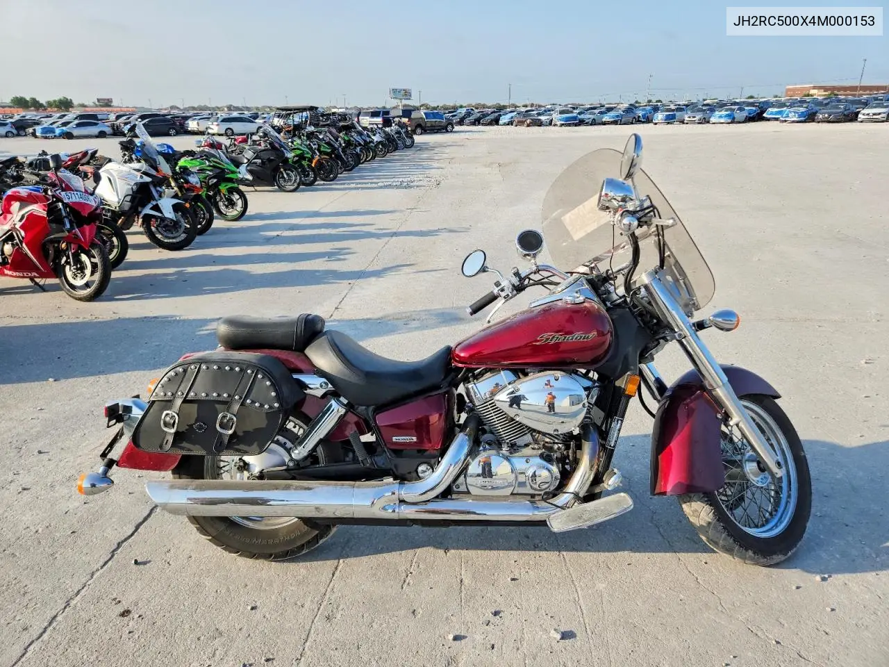 2004 Honda Vt750 C VIN: JH2RC500X4M000153 Lot: 58599886