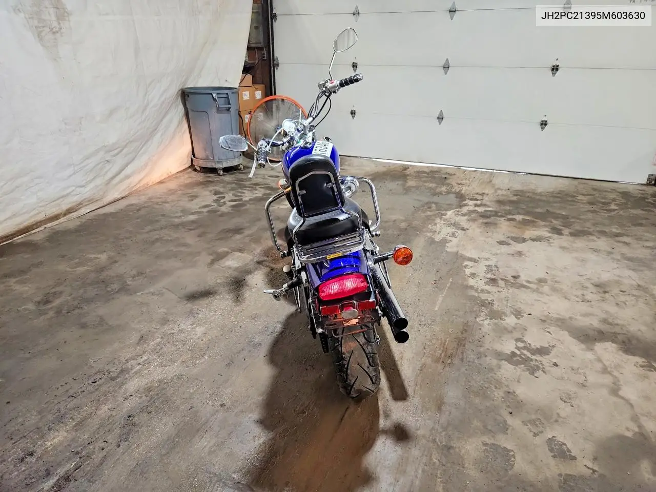 2005 Honda Vt600 Cd VIN: JH2PC21395M603630 Lot: 58716346