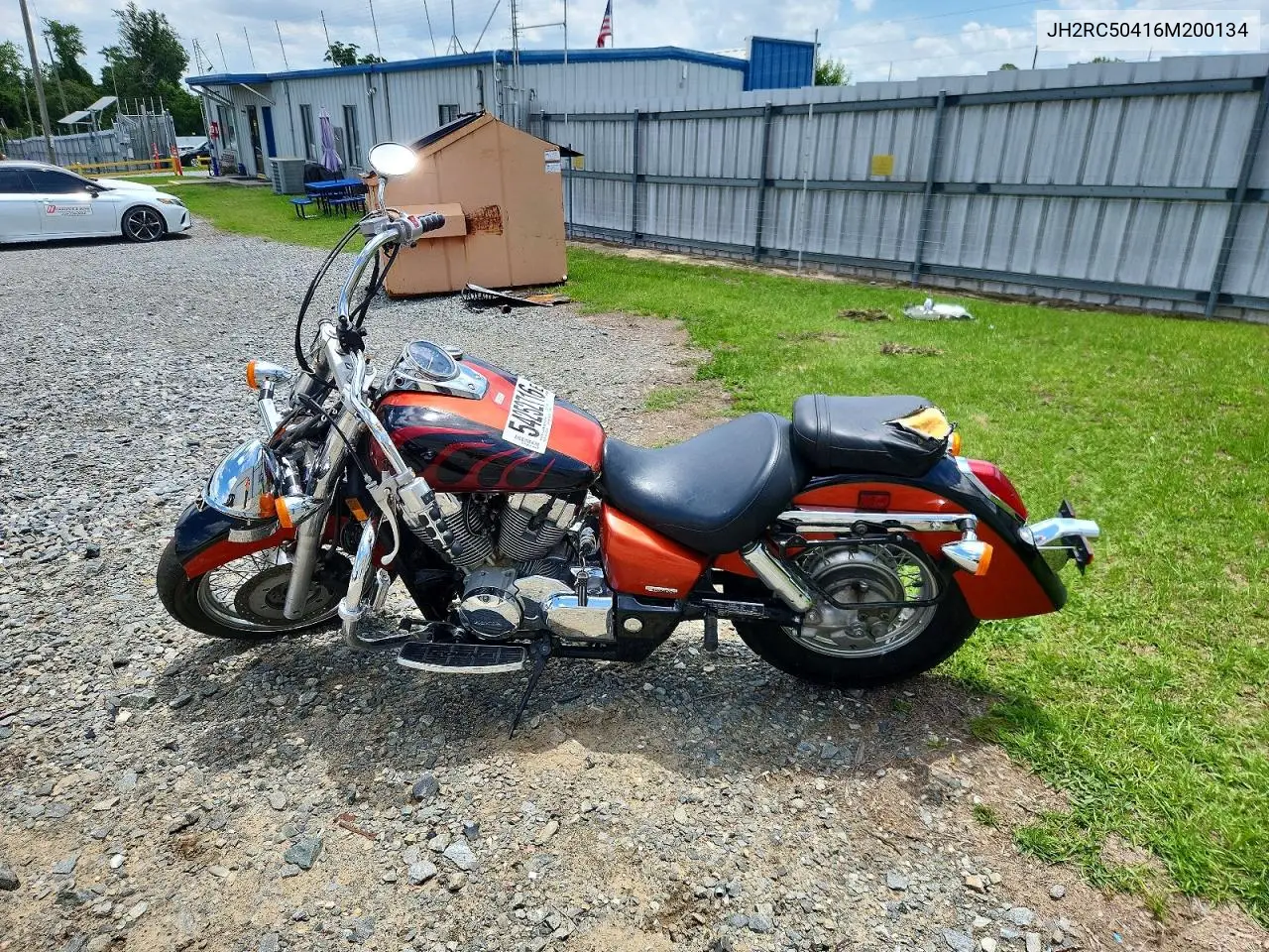 2006 Honda Vt750 Ca VIN: JH2RC50416M200134 Lot: 54252716