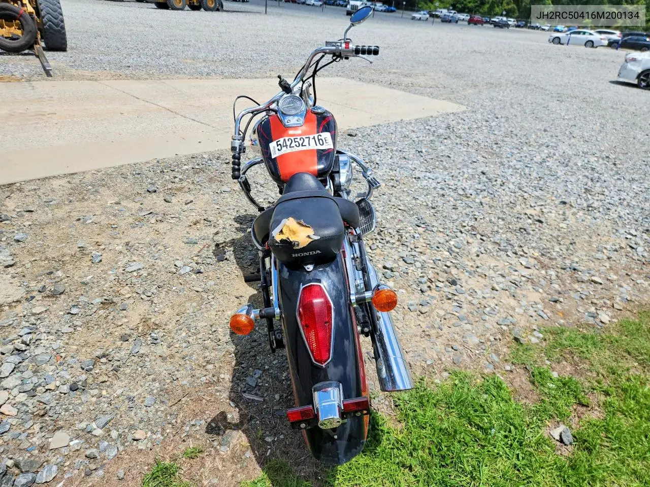 2006 Honda Vt750 Ca VIN: JH2RC50416M200134 Lot: 54252716