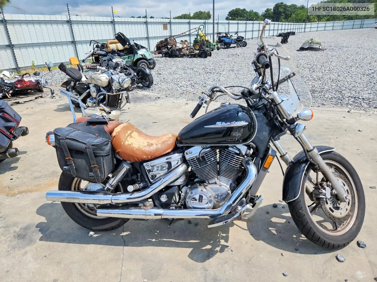 2006 Honda Vt1100 C VIN: 1HFSC18026A000326 Lot: 59287626
