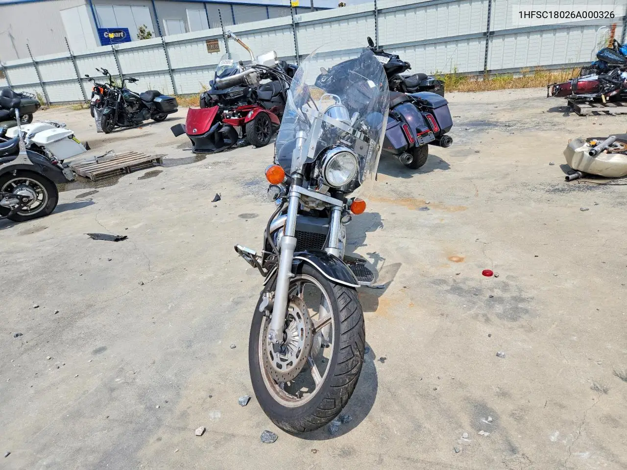 2006 Honda Vt1100 C VIN: 1HFSC18026A000326 Lot: 59287626