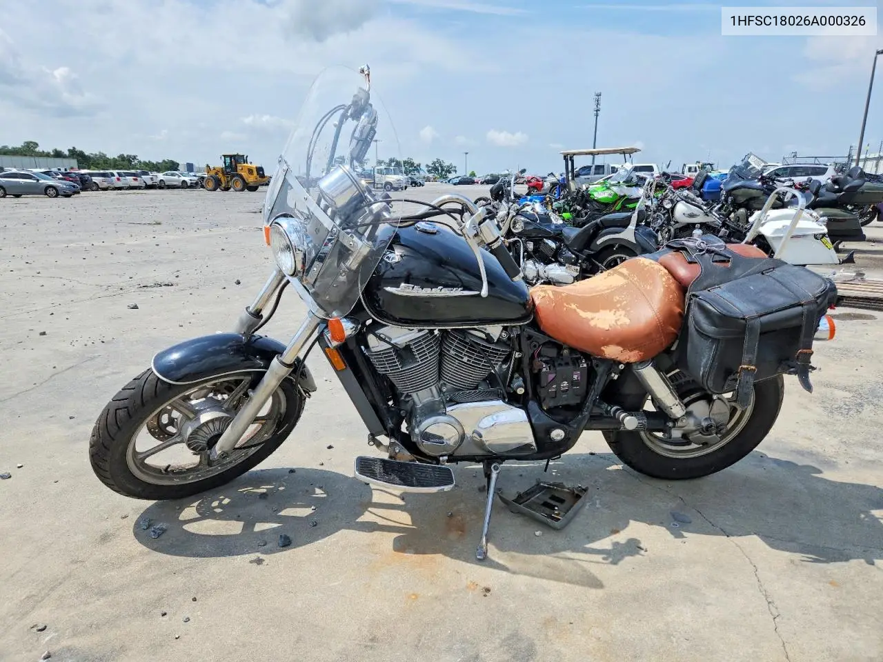 2006 Honda Vt1100 C VIN: 1HFSC18026A000326 Lot: 59287626
