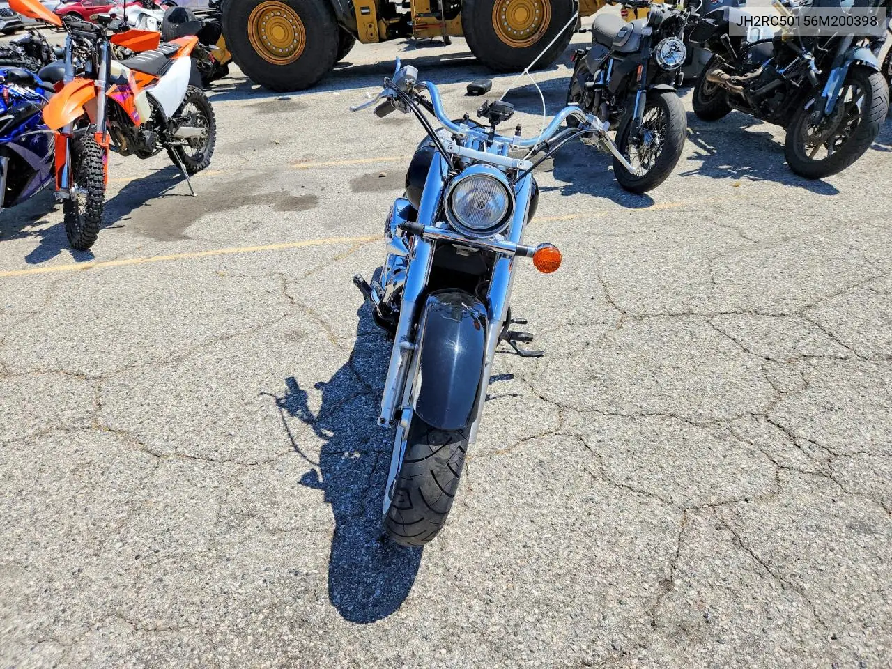2006 Honda Vt750 C VIN: JH2RC50156M200398 Lot: 59682626