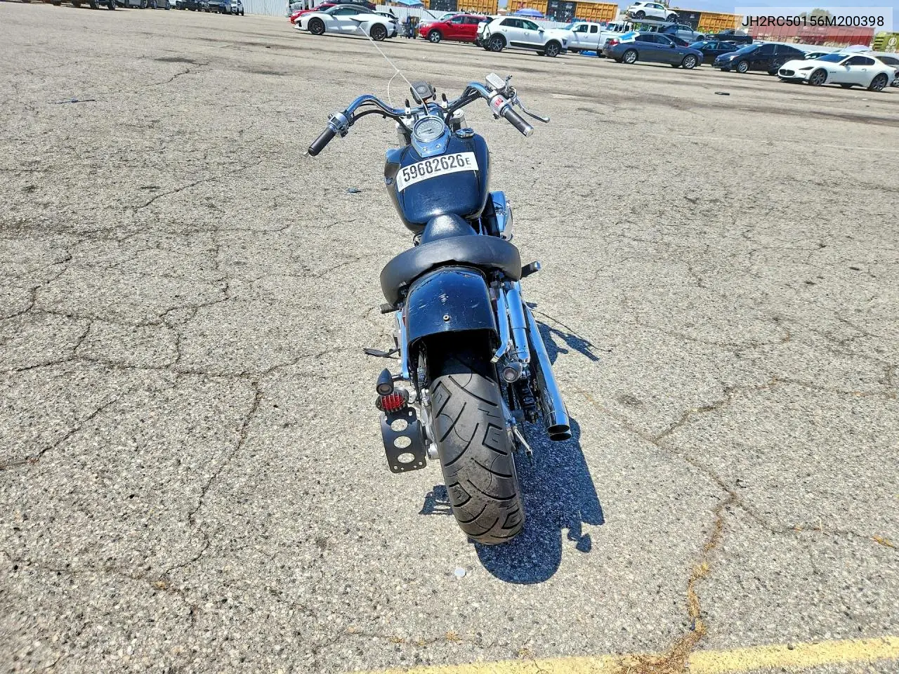 2006 Honda Vt750 C VIN: JH2RC50156M200398 Lot: 59682626
