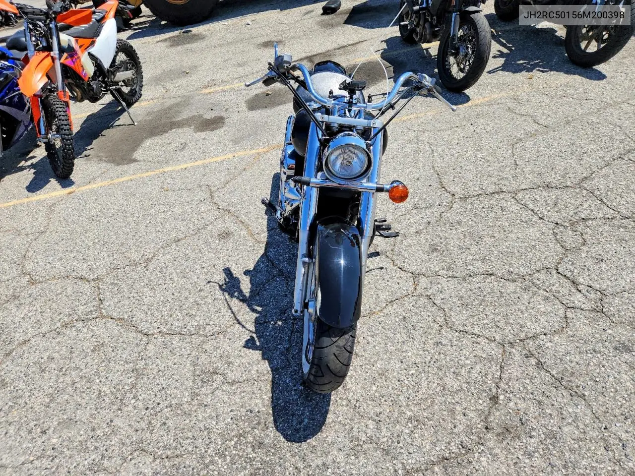 2006 Honda Vt750 C VIN: JH2RC50156M200398 Lot: 59682626