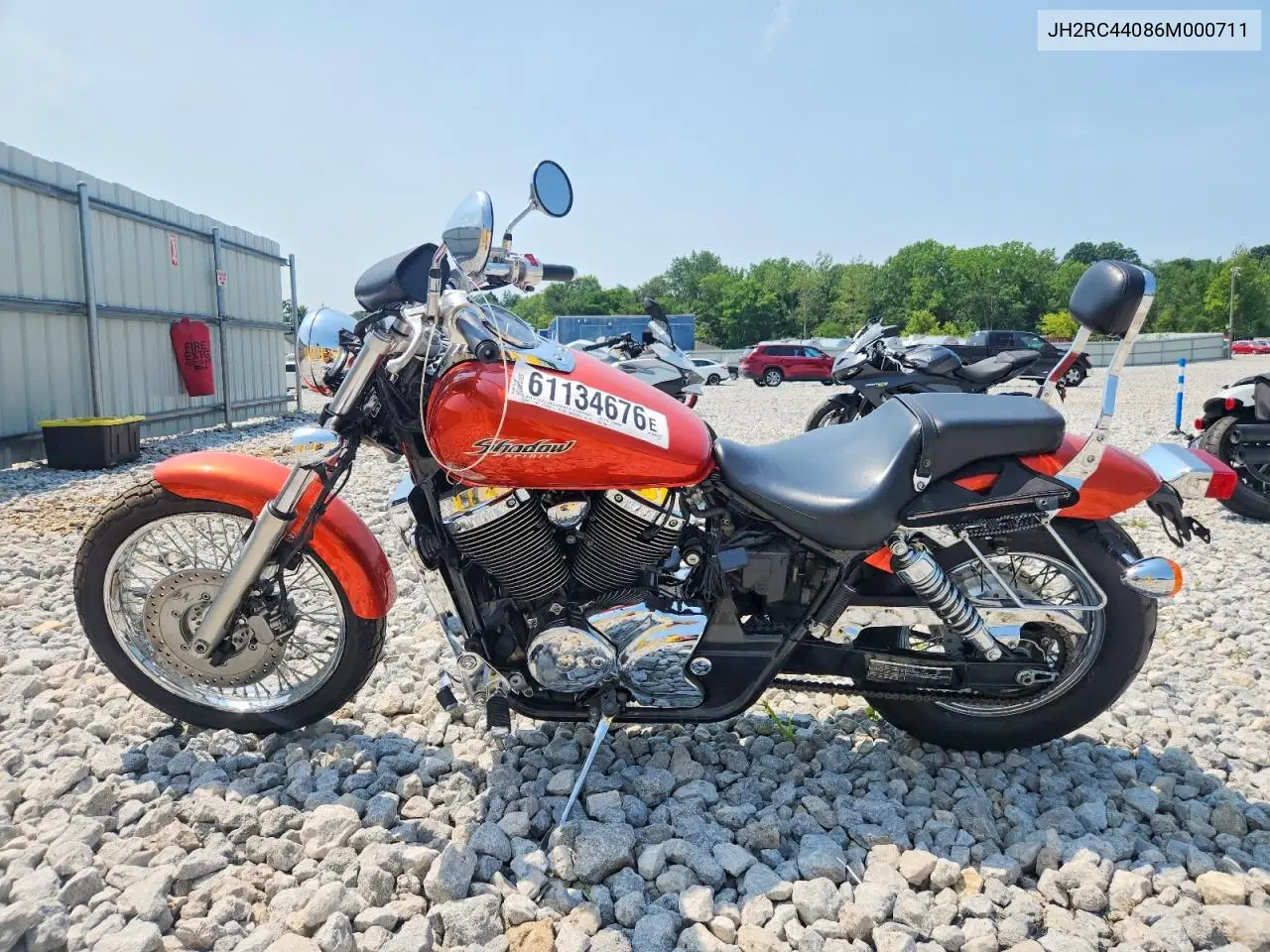 2006 Honda Vt750 C VIN: JH2RC44086M000711 Lot: 61134676