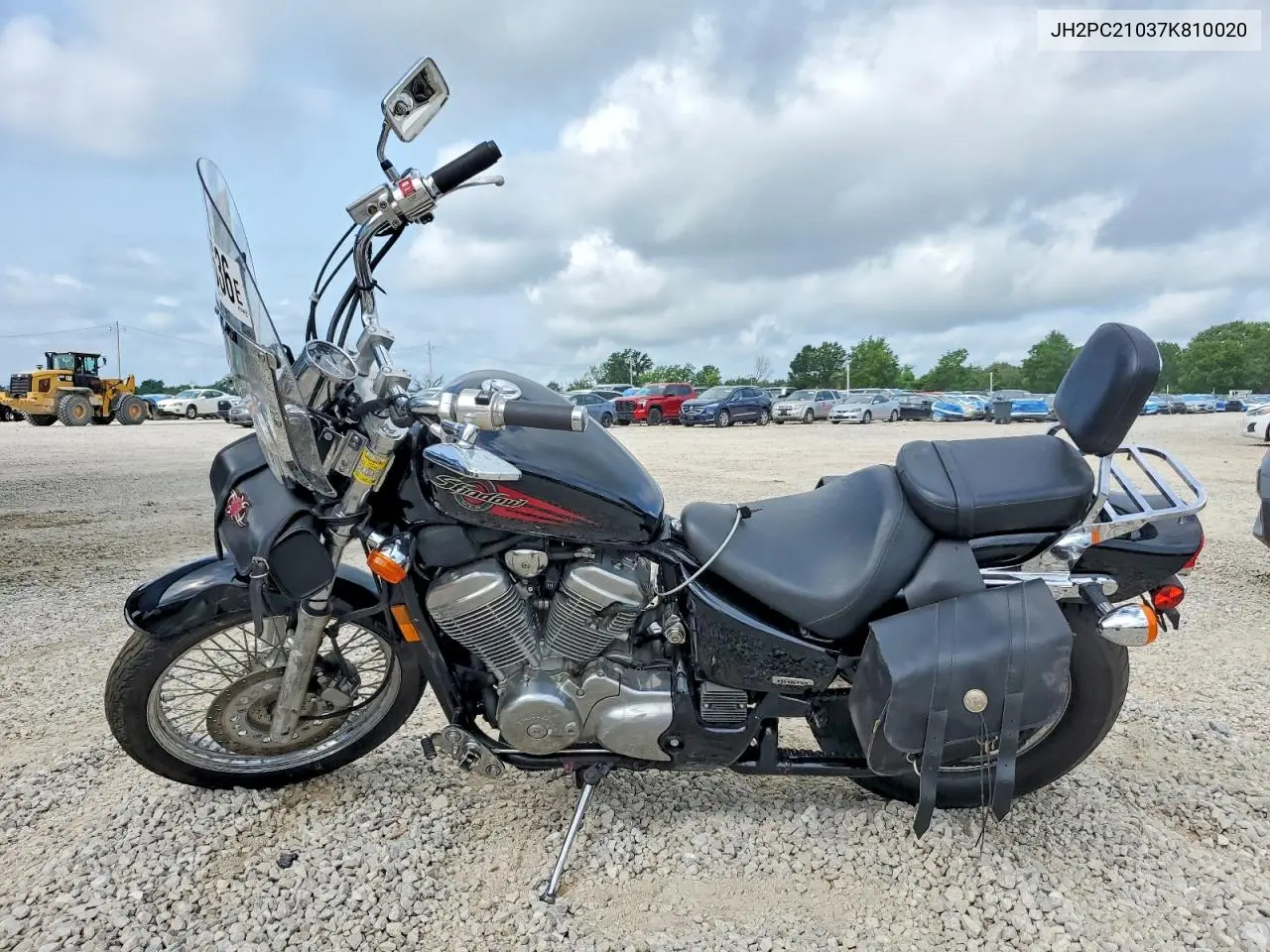 2007 Honda Vt600 C VIN: JH2PC21037K810020 Lot: 58387636