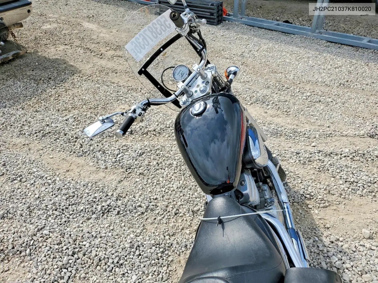 2007 Honda Vt600 C VIN: JH2PC21037K810020 Lot: 58387636