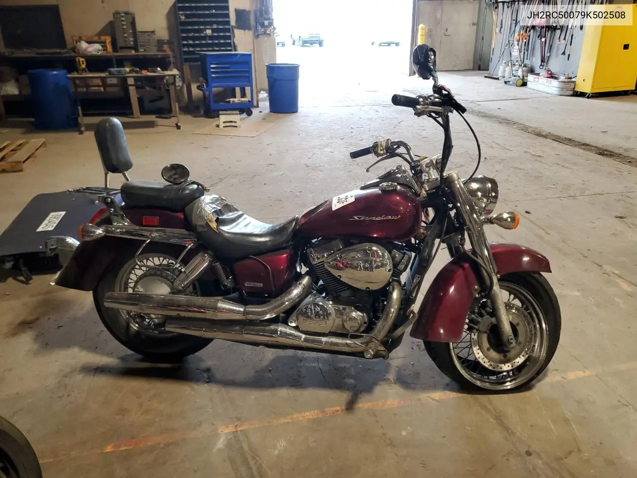 2009 Honda Vt750 C VIN: JH2RC50079K502508 Lot: 91103255