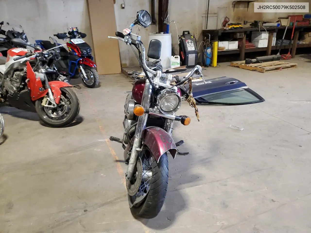 2009 Honda Vt750 C VIN: JH2RC50079K502508 Lot: 91103255