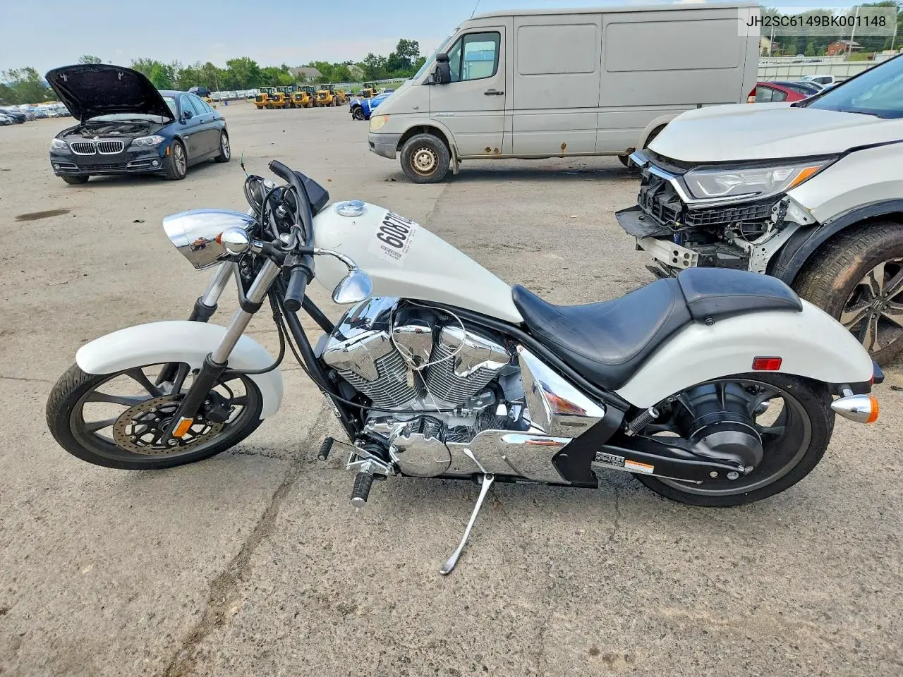 2011 Honda Vt1300 Cx VIN: JH2SC6149BK001148 Lot: 60870376
